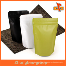 Guangzhou fornecedor OEM por atacado personalizado impresso grau alimentar stand up saco de papel zipper